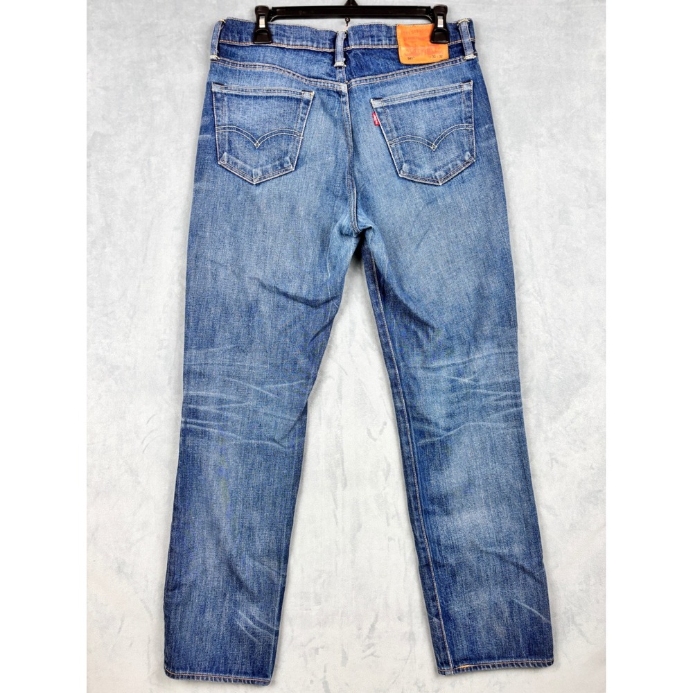 Levis 541 Athletic Taper White Oak Cone Denim Jeans Blue 18181-0066 Mens 30x32